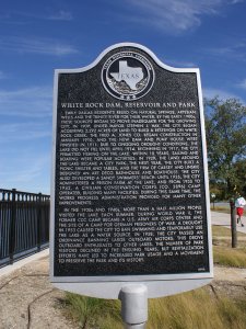 White Rock Lake Park historical marker