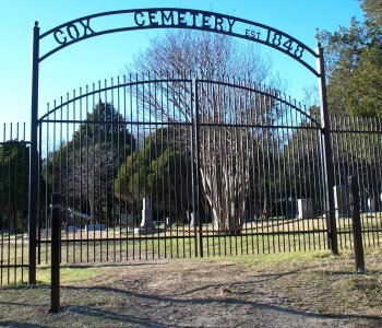 Cox Cemetery Gate