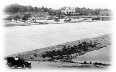 Detail of White Rock dam photo