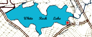Lake Map Showing Location of the Big Thicket