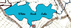 Lake Map Showing Location of Stone Tables