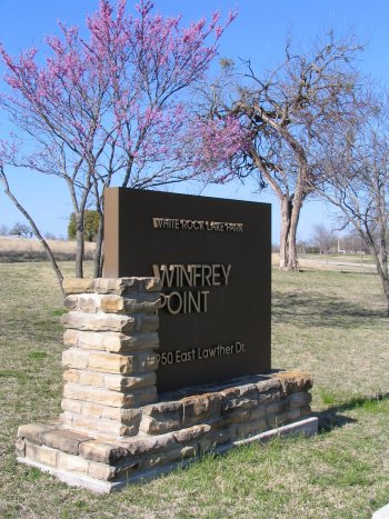 Winfrey Point sign