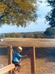 My son Benjie, Flag Pole Hill, 1977